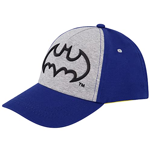 DC Comics Boys Baseball Cap, Batman Adjustable Toddler Hat, Ages 2-4 Or Boy Hats For Kids Ages 4-7