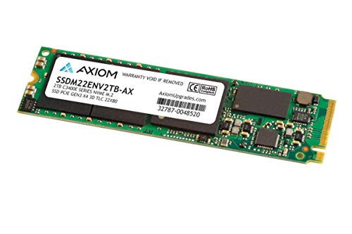 Axiom AXG99380 1TB C3400e Series PCIe Gen3x4 NVMe M.2 TLC SSD – TAA Compliant