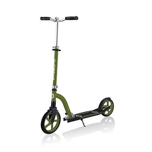Globber NL Series Scooter | 2-Wheel Kick Scooter for Adults & Kids 8+ | Foldable Kick Scooter with Safe, Non-Slip Deck & Premium Brakes | 3 Height Adjustable Big Wheel Scooter for Boys & Girls