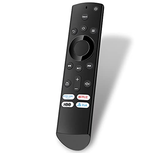 Gvirtue Universal Remote Control Replacement for Toshiba-Insignia-Smart-Fire-TV-Edition Controller LED, QLED, LCD, 4K UHD, HDTV, HDR TV with Netflix, Prime Video and HBO Button (No Voice Search)