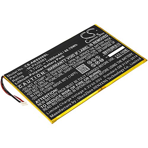 Replacement Battery for Autel MaxiSys MY908 MaxiSys MS908P Pro MaxiSys MS908P MaxiSys MS908 MS908S MS908CV MaxiSys Pro MaxiSys CV MaxiSys MS908 Pro MLP4395B2 MLP4795117-2P (11000mAh)
