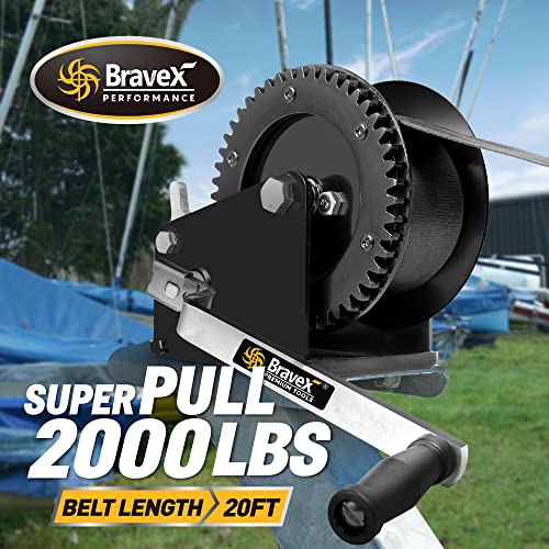 Megaflint Boat Winch Heavy Duty Steel 2000lbs Trailer Winch, Hand Winch with Hook, Two Way Ratchet Crank Winch for SUV, ATV, Gear Cable Winch… | The Storepaperoomates Retail Market - Fast Affordable Shopping