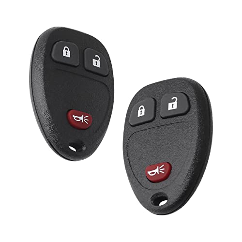 EXAUTOPONE 2Pcs Car Key Fob Keyless Entry Remote KOBGT04A 3-btn Compatible with Uplander TERRAZA HHR Relay Relay-1 Relay-2 RGM401B 15114374
