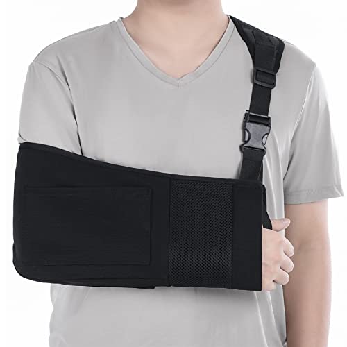 Skyward Arm Sling, Medical Support Strap for Broken Fractured Elbow Wrist, Adjustable Breathable and Lightweight Immobilizer, Shoulder Rotator Cuff Brace,Adjustable Padded