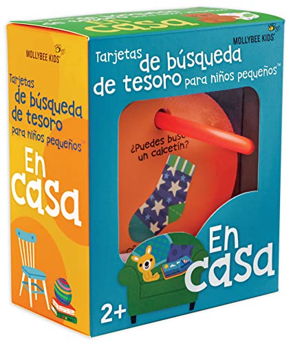 MOLLYBEE KIDS Toddler Scavenger Hunt Cards at Home (Spanish Edition) Tarjetas de busqueda de Tesoro para ninos pequenos En Casa