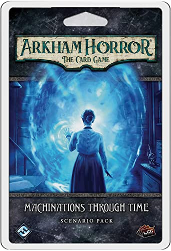 Fantasy Flight Games Arkham Horror The Card Game Machinations Through Time Scenario Pack | Horror Game | Cooperative Game for Adults | Ages 14+ | 1-2 Players | Avg. Playtime 1-2 Hours | Made