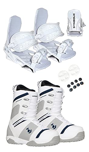 Northwave Legend Snowboard Boots & Symbolic White Bindings Package Women’s 9 Euro 40.5 (White Bindings to Fit Boots, Boot Fit Ladys 9 Euro 40.5 (z63))
