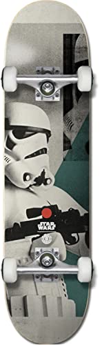 Element X Star Wars Storm Trooper Skateboard Complete Sz 8in