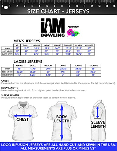 Logo Infusion Dye-Sublimated Bowling Jersey (Sash Collar) – I AM Bowling FUN Design 2015 – NO LOGO (4X-Large) | The Storepaperoomates Retail Market - Fast Affordable Shopping