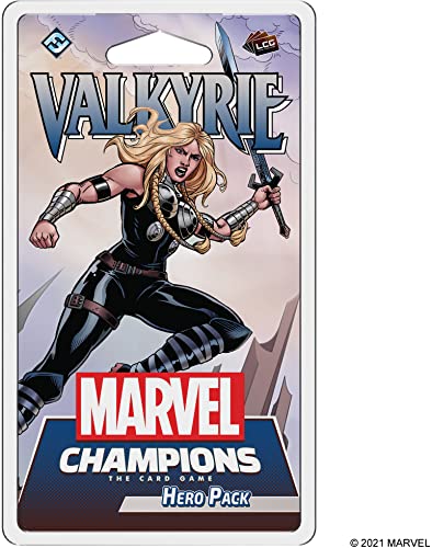 Marvel Champions The Card Game Valkyrie Hero Pack | Strategy Card Game for Adults and Teens | Ages 14+ | 1-4 Players | Average Playtime 45-90 Minutes | Made by Fantasy Flight Games