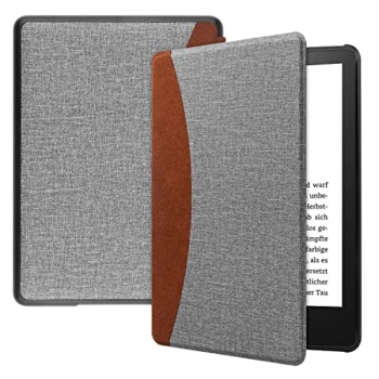 FANRTE Case Fits Amazon 6.8″ Kindle Paper White(11th Generation 2021 Release) and Signature Edition,Ultra-Thin and Lightweight PU Leather Smart Protective case with Auto Wake/Sleep(Grey) | The Storepaperoomates Retail Market - Fast Affordable Shopping