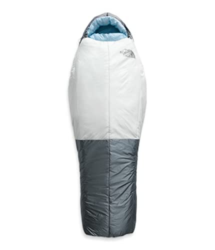 The North Face Women’s Cat’s Meow Eco Sleeping Bag, Beta Blue/Tin Grey, Long-Right Hand