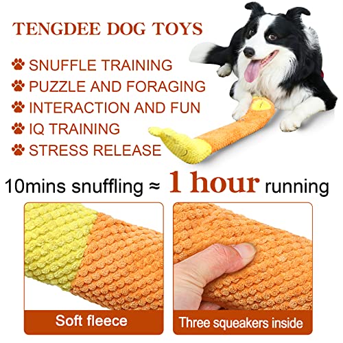 TENGDEE Dog Toys for Boredom, Interactive Dog Toys for Stress Release Small and Medium Dogs, Squeaky Dog Chew Toys for Puzzle and Foraging Instinct Training | The Storepaperoomates Retail Market - Fast Affordable Shopping