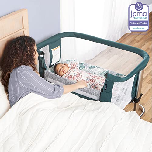 Dream On Me Daisy Bassinet and Bedside Sleeper, Lightweight and Portable Baby Bassinet, Adjustable Height Position, Easy to Fold and Carry Travel Bassinet- Carry Bag Included | The Storepaperoomates Retail Market - Fast Affordable Shopping