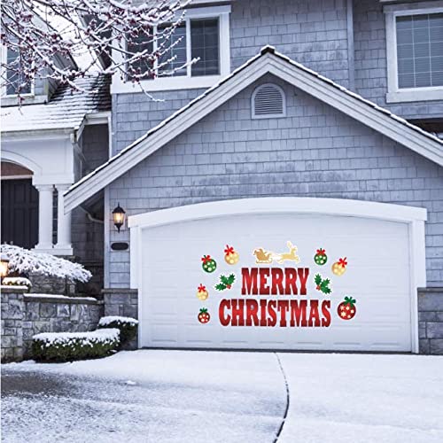VictoryStore Merry Christmas Garage Door Magnet Decorations 23 Pieces, Indoor or Outdoor Winter Magnets, 19623, American Made
