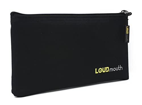 LOUDmouth Zippered Pouch for Handheld Microphones | Mic Bag | 9.25″ x 5″ (1 Pack)
