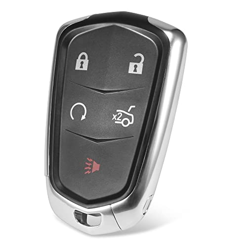 KRSCT Key Fob Shell Pad Case Keyless Entry Remote Fit for Cadillac ATS CT6 CTS SRX XT5 XTS