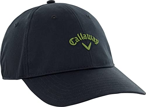 Callaway Golf 2022 Heritage Twill Adjustable Hat, Adjustable Size, Black/Military Green Color
