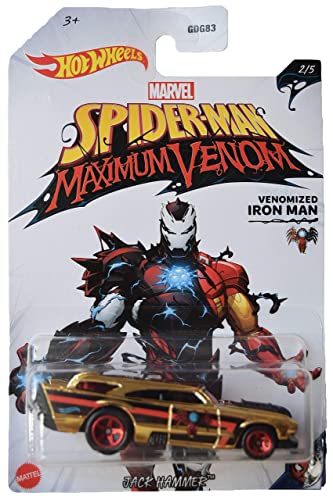 Hot Wheels Jack Hammer, Spider Man Maximum Venom [Venomized Iron Man] 2/5