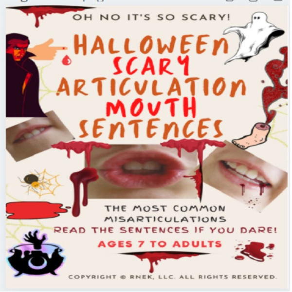 Halloween Mouth Cues Articulation Sentences Speech Therapy