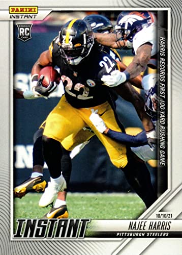 2021 Panini Instant Football #56 Najee Harris Rookie Card Steelers – Only 328 made!