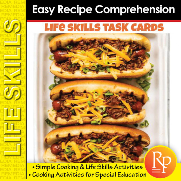 LIFE SKILLS: RECIPE COMPREHENSION 3 – Cooking Activities for Special Education (eBook Part 3)