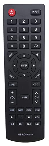 Gorilla babo Universal Remote Compatible for Insignia NS-RC4NA-14 NSRC4NA14 NS-32D20SNA14 NS32D201NA14 NS-39D400NA14 TV Remote Control