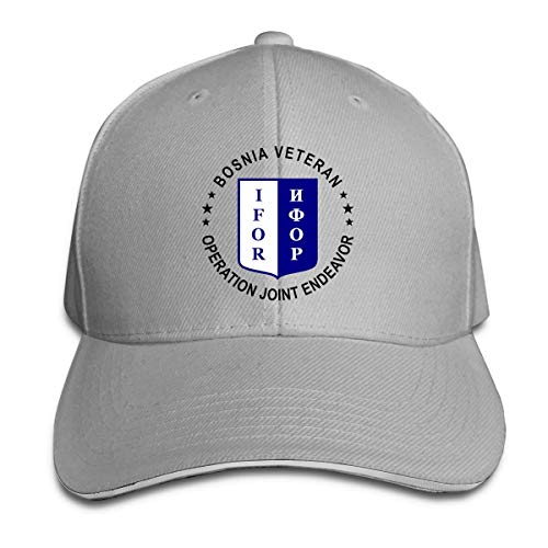 Bosnia Veteran Operation Joint Endeavor Adjustable Baseball Caps Vintage Sandwich Hat