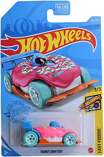 Hot Wheels Donut Drifter, [Pink] 60/250 Fast Foodie 3/5