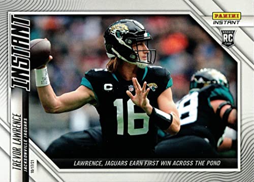 2021 Panini Instant Football #66 Trevor Lawrence Rookie Card – Earns 1st Career Win – Only 922 made!