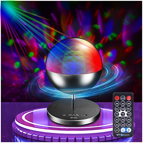 Party Disco Ball Light,Party Bluetooth Remote Control Lighting RGB Colors charging LED Ball Light DJ Stage Strobe Lights,Birthday Banquet Family Party Bar DJ Song and Dance Court Wedding Commonly Used