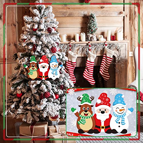 Yalikop Christmas Santa Claus Hanging Sign Christmas Wooden Door Sign for Wreaths with Rope Xmas Snowman Plaques Gnomes Wall Ornaments for Christmas Tree Home Party Snowflake Decorations (Snowman) | The Storepaperoomates Retail Market - Fast Affordable Shopping