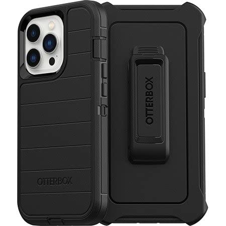 OtterBox Defender Pro Series Case & Holster for Apple iPhone 13 – Black
