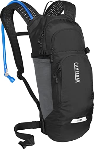 CamelBak Lobo 9 Bike Hydration Pack – Helmet Carry – Magnetic Tube Trap- 70oz, Black