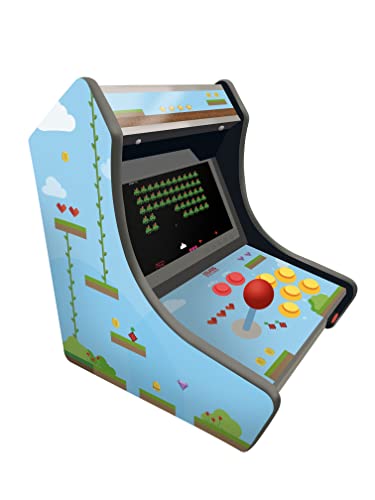 Vilros Raspberry Pi Compatible Tabletop Arcade Cabinet with Built-in 10 Inch HD Display