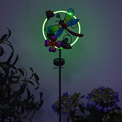 Garden Solar Lights Pathway Decorative -Garden Stake Metal Lights Yard Art Waterproof LED Garden Lights for Patio Yard Walkway Pathway Lawn Decorations (Butterfly) | The Storepaperoomates Retail Market - Fast Affordable Shopping