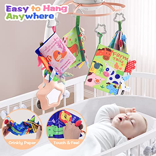 Babies Soft Books Crinkle Cloth Books for Babies Baby Teether Books High Contrast Baby Toys Touch and Feel Books for Infants Baby Toys (Colorful Farm) | The Storepaperoomates Retail Market - Fast Affordable Shopping