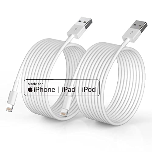 iPhone Charger [Apple MFi Certified], 2Pack 6ft Fast Lightning Cable for Long iPhone Cable Cord, Apple Charging Cable Cord for iPhone 12/11 Pro/11/XS MAX/XR/8/7/6s/6/5S/SE iPad/Air Original