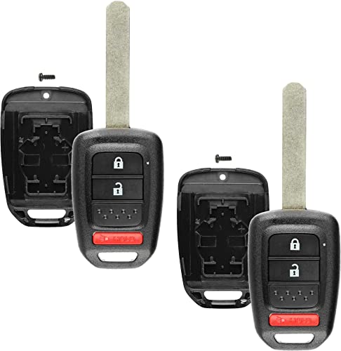 2x Keyless Option Remote Car Key Fob Shell Case For Honda (MLBHLIK6-1T)