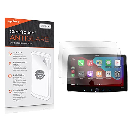 Screen Protector for BOSS Audio BCPA9 (Screen Protector by BoxWave) – ClearTouch Anti-Glare (2-Pack), Anti-Fingerprint Matte Film Skin for BOSS Audio BCPA9