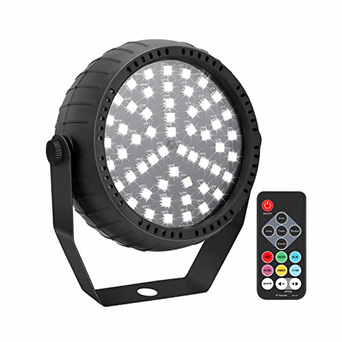 Telbum Strobe Light, 54 Super-Bright RGB LEDs Mini Strobe Light for Parties, Halloween Strobe Lights with Remote Control, Sound Activated & Speed Control DJ Flashing Light for Room Stage Disco Party