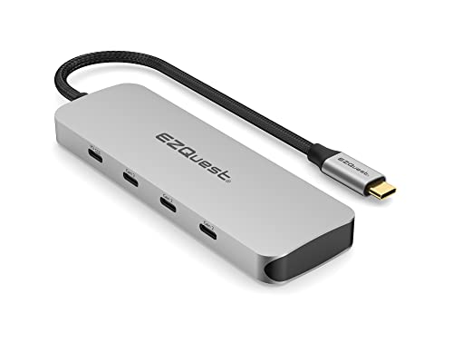 USB-C Gen 2 Hub Adapter 7-Ports – 3X USB-C 10Gbs Gen 2, 3X USB 3.0 5Gbs Ports, and 1X USB-C Power Delivery 3.0 with 5Gbs Data