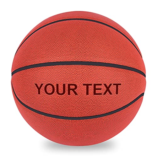 OXYEFEI Customized Personalized Basketball Engraved Custom Outdoor Indoor Basketball Gifts-Official Size 29.5″ (Basketball)