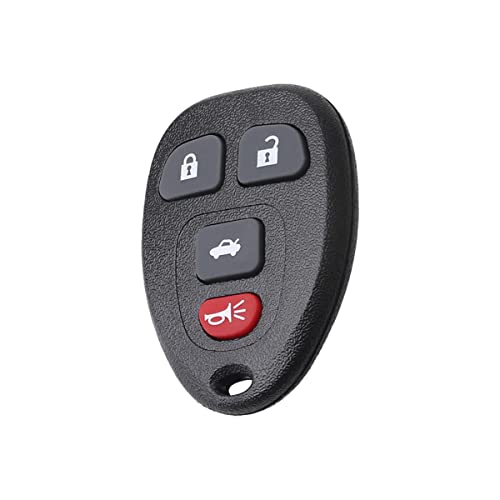 EXAUTOPONE 15252034 Car Key Fob Keyless Entry Remote KOBGT04A 4 Button Vehicles Replacement Compatible with ACROSSE Cobalt Malibu G5 G6 Grand Prix Solstice Aura Sky