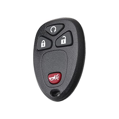 EXAUTOPONE Car Key Fob Keyless Control Entry Remote KOBGT04A 4 Button Vehicles Replacement Compatible with TERRAZA HHR RGM401B 15114374
