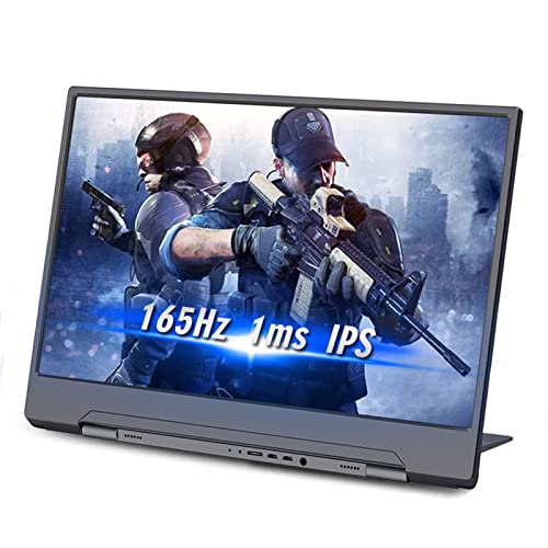 Anbayqgz Touch Portable Gaming Monitor, 15.6-Inch Directly Connected to Laptop Switch Phone Ps4 Screen, with Audio Wall-Mounted Monitor