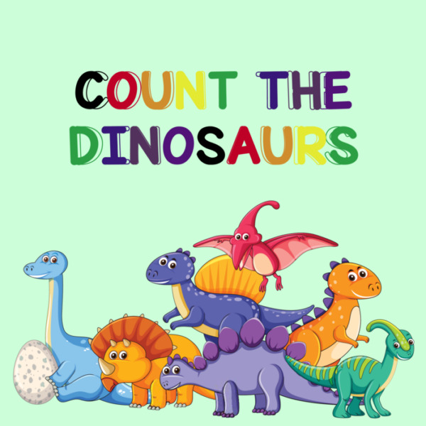 Count The Dinosaurs