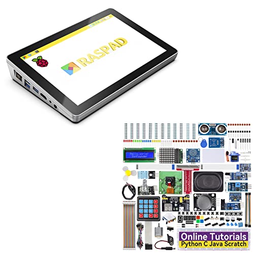 SunFounder RasPad 3.0 – an All-in-One Raspberry Pi 4B Tablet with Raspberry Pi Ultimate Starter Kit