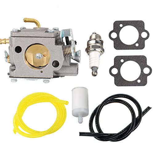 HQparts 501355201 Carburetor Replaces Walbro WJ-116-1 for Husqvarna 390xp 390 385xp 385 Jonsered 2186 2188 CS2186 CS2188 Chainsaws with Spark Plug Fuel Filter