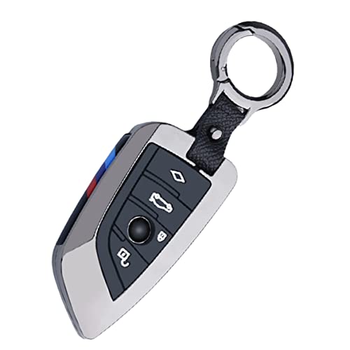 DHESPT for BMW Key Fob Case Cover, Key Fob Shell Protector Shell Keyless Remote Control Smart Key Holder Fit for BMW 2 5 6 7 Series X1 X2 X3 X5 X6